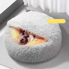 사계절 고양이집 따뜻 푹신 강아지집 애완동물 메트, 1개, Qingluan Cui 40cm