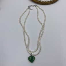 담수진주비즈목걸이