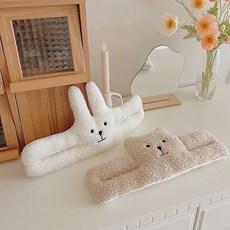 토끼 곰 인형 문 손끼임방지 도어스토퍼 모서리 보호대, 도어스토퍼 곰, 1개