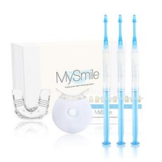[이라운드몰]마이스마일 치아미백 키트 10분사용 치아 얼룩제거 무자극 LED 라이트180g, Single Option, 옵션선택