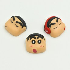 저소음밀키축 조약돌키보드 키보드공방 ZD맞춤형 기계식 키보드 쿨 키트 스튜디오 크레용 신짱 수지 맞춤형 키캡, [03] 눈을 감고