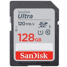 샌디스크 울트라 SD카드 SDSDUN4, 128GB
