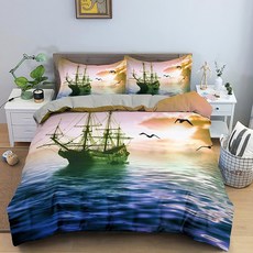 바다풍경침대커버