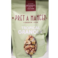 프레타망제 열대과일 그래놀라 380g 시리얼 식사대용 PRET A MANGER