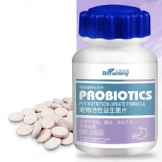 애견영양제 기관지 눈물 유산균 귀세정제 눈 반려동물용 활성 영양 프로바이오틱스 설사 소화를 개선 고양이 및 개용 위장 건강 제품 180 정