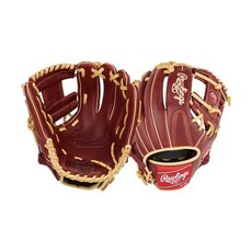 롤링스 Sandlot 야구 글러브 시리즈 여러, Infield / Pitcher, Right Hand Throw, 11.5 inch - I Web - Burgundy