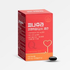 피나츄라 코엔자임Q10 영양제 높은 혈압 감소 도움 60캡, 60정, 1개