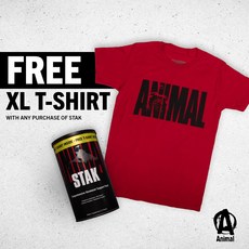 ﻿Universal ANIMAL STAK 애니멀 스택 21팩 + Free T-Shirt