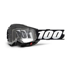 100 1 00 Accuri 2 모토크로스 산악 자전거 어른용 고글 블랙 투명, 1개