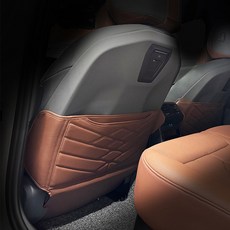 레이덴 BMW 5시리즈 G60 호환 킥매트 시트커버 킥커버 보호매트 1+1, 2개, 코퍼브라운