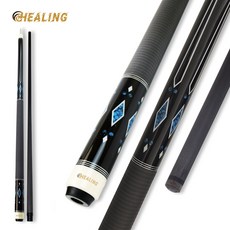 HEALING-2Pc147cm 카본풀 큐어셈블리 12.8mm/19-20OZ 팁 어른 당구 운동 놀이기구