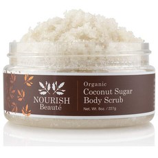 Nourish Beaute - Organic Coconut Sugar Body Scrub 유기농 코코넛 슈가 바디 스크럽 8oz(227g)