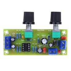 고정밀 단일 공급 로우 패스 필터 보드 서브우퍼 프리앰프 2.1 채널 DC 10-24V 22hz-300hz 10개, 01 Board
