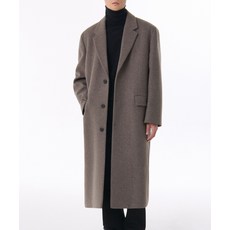 무신사 스탠다드 MUSINSA STANDARD 울 블렌드 빅 대디 싱글 맥시 코트 토프