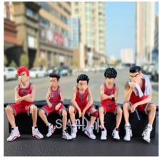 슬램덩크 차량용 주차번호판 - 캐릭터 미니피규어 주차번호 세트, 슬램덩크 5종