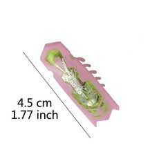 재미있는 전기 버그 자동 터널 미니 로봇 진동 곤충 고양이 작동, 9.CWJ36 pink green