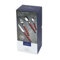 빌레로이앤보흐 플레이양식기 5p 2세트, 레드, 스푼2개+포크2개+나이프2개+티스푼2개+티포크2개, 2개