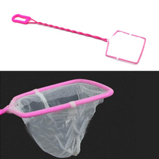 호아프_ [1+1] 물고기를 안전하게 꺼내는 사각 수족관 뜰채 소형 어항용 수족관 물고기 뜰채 촘촘한짜임새 손쉬운사용, 1세트