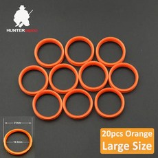 플라스틱 고무 링 컬러 애완 동물 가위 헤어 스타일링, 1개, 6.20pcs Orange Big