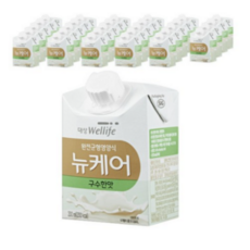 대상웰라이프 뉴케어 구수한맛 완전균형영양식, 200ml, 20개