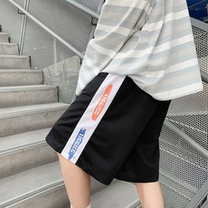 남자실크반바지