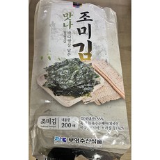 상세페이지 참조 조미김 관김 200매 600g x20업소용 식자재 식당용 단체 급식용 식재료 대용량, 20개