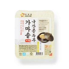 아워홈 가마솥 국산콩 두부(찌개용), 300g, 10개
