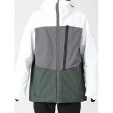 686 보드복 자켓 남성 Glacier Gore Tex GT Snowboard Jacket (M) White Colorblock M2W105-WHT