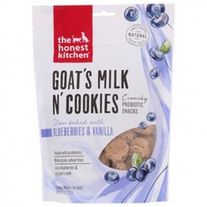  정직한 부엌 염소 우유 N 쿠키 블루베리와 강아지 위한 바닐라 간식 8온스 