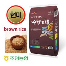현미입니다/ 수향미 현미 10kg 2024년 햅쌀 경기도 조암농협 현미 brown rice, 1개