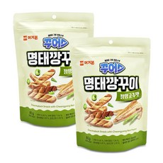 머거본 명태깡꾸이 청양고추맛 80G, 2개 - 멍태깡