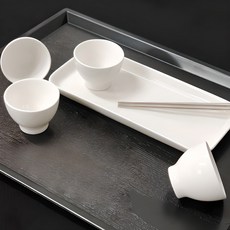 PAULUS 白瓷酒杯, 單色, 4件