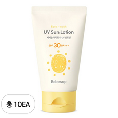 베베숲 유아용 이지워시 선로션 SPF30 PA+++, 10개