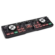 Numark DJ2GO2 Touch &ndash Compact 2 Deck USB DJ Controller For Serato DJ with a Mixer/Crossfader Audio Interface and Touch Capacitive Jog Wheels, 옵션 1 style = New Model