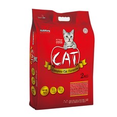 나비랑 캣 전연령용 2kg 고양이 사료, 단품