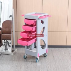 고급 미용 살롱 미용 및 미용 트롤리 헤어 스타일링 장비 랙 도구 캐비닛 다층 보관 신제품, 38X33X94CM 1