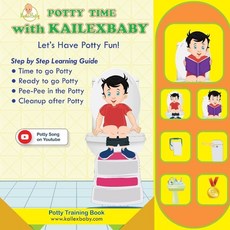 (영문도서) Potty Time with KAILEXBABY! Paperback, Independently Published, English, 9798718430912