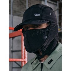 씨엔엔 어패럴 스타일 마스크 캠프 캡 블랙 CH21SCP402BLK
