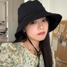스튜디오뉴띵 버킷햇 리본끈 벙거지 모자
