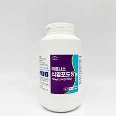 휘트니스 식염포도당 정 700mg 야외활동 산업현장 여름 온열예방 탈수예방, 1개, 1000정