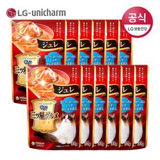 긴노스푼 미쓰보시 LG유니참 구루메 고양이간식 35g 12팩 모음(후레이크 쥬레), 쥬레 (가다랑어&참치&멸치&게맛살)