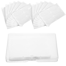 보이지 않는 귀 스티커 큰 수직 교정 케어 제품 화장품 테이프 60 개, 01 White3.8x1.7cm