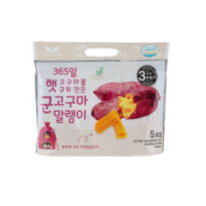 봄날인터내셔널 군고구마 말랭이, 60g, 20개
