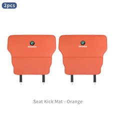 등받이 보호 킥 매트 스코다 옥타비아 래피드 코디 뛰어난 파생 카록 파비아 카미크 2개, Orange, 오렌지