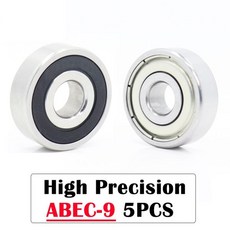 627ZZ/RS 베어링 ABEC-9 7*22*7mm (5 PCS) 소형 627Z 627-2RS 볼 627 ZZ RS, 627-ZZ