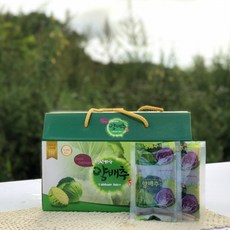 100% 국내산 고랭지 저온착즙 맛있는 대추 양배추즙 100포, 양배추즙 100ml, 60팩