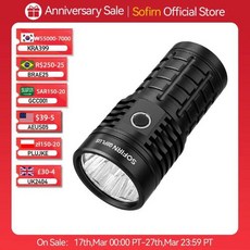 헤드 랜턴 토치 C 21700 초강력 2.0 LED 손전등 충전식 안두릴 USB Q8 역충전 16000lm XHP50B 플러스 Sofirn