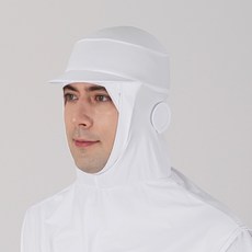 모던위생복 식품위생복 위생모자 MD-5106 (스판 통모자) HACCP위생모자 남여공용 위생모 식품공장 위생모자, 화이트, 1개
