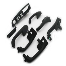 인테리어 그랩 핸들 세트 새틴 블랙 폭스 바겐 MK5 골프 제타, 1개