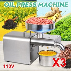 착유기 프레스 X3 아마씨 X5S 자동 추출기 기계 가정용 최대 오일 820W 콜드 X8S, 110V (X3)